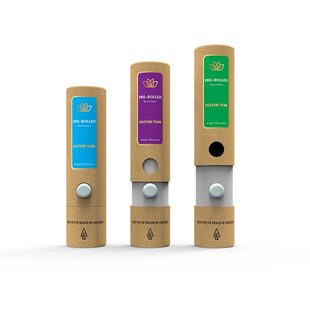 
Custom 10mm 116mm Pre Roll Joint Tube with Sticker / Label 