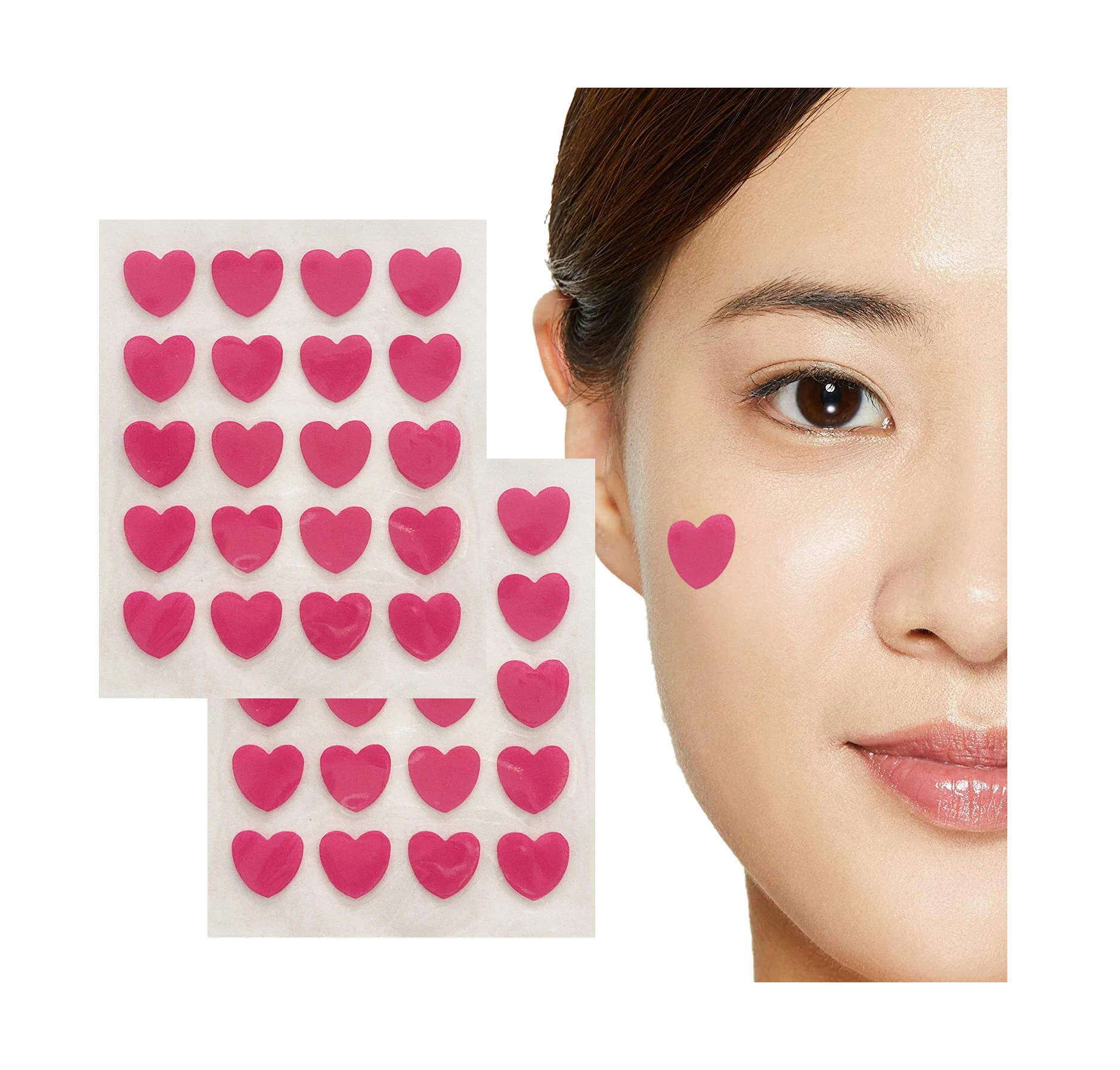 colorful acne pimple master patch 20 patches per sheet heart start flower shape