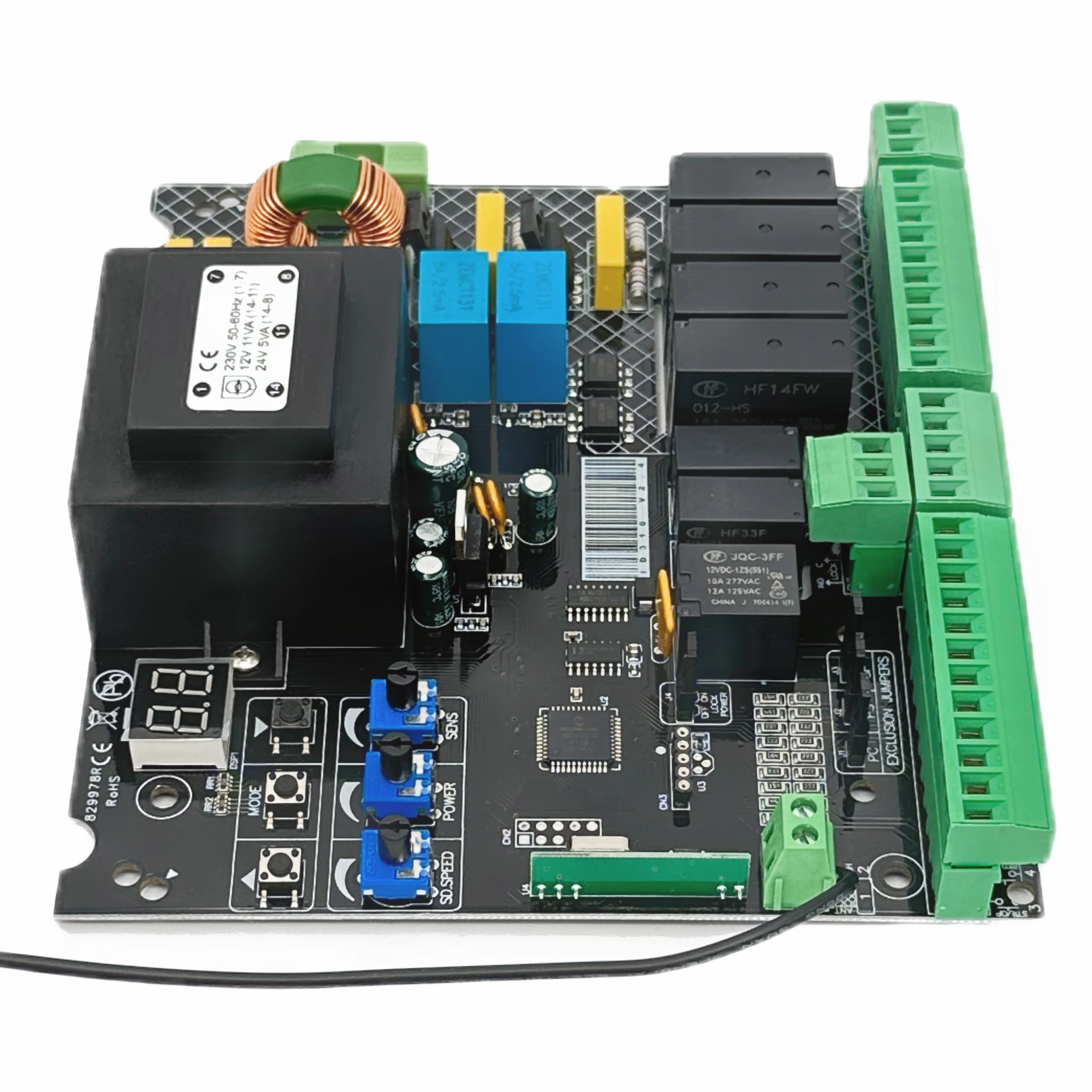 ID310 Professional Swing Gate Control Board Ac 110v 230v 4 Limit Switches Universal Type Gate Opener Control Board