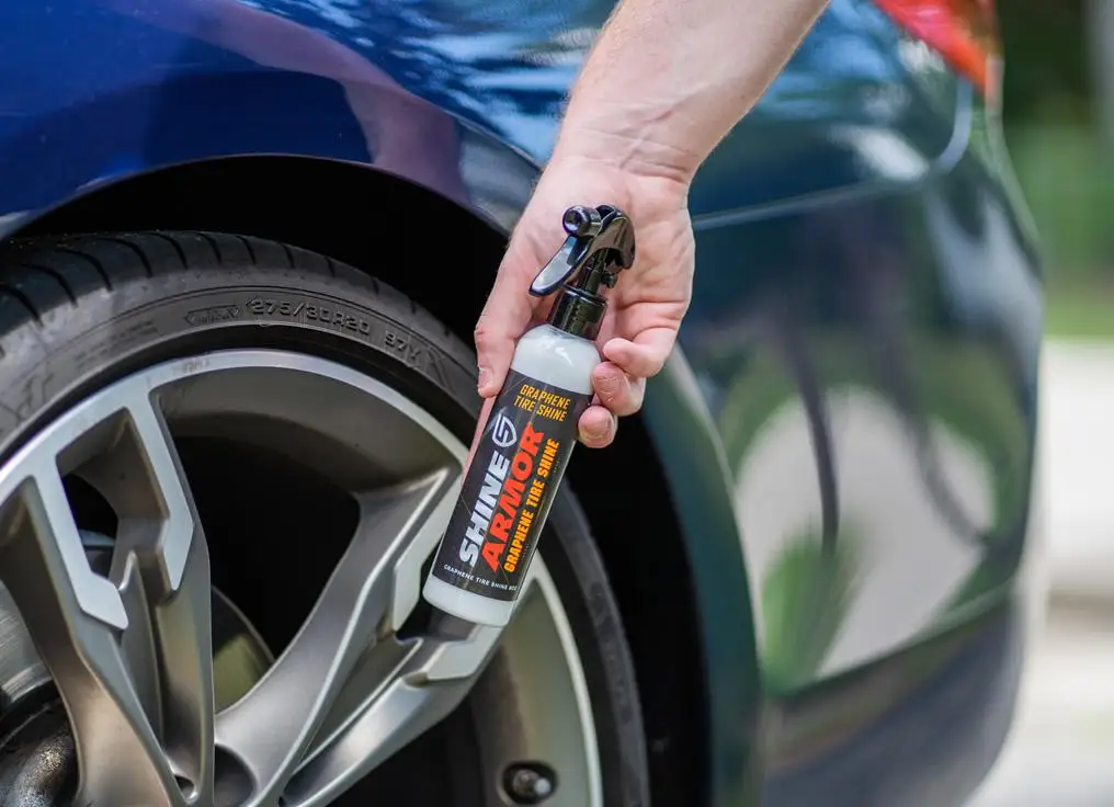 shine armor GRAPHENE TIRE SHINE and tire coating refreshing spray style factory direct sales