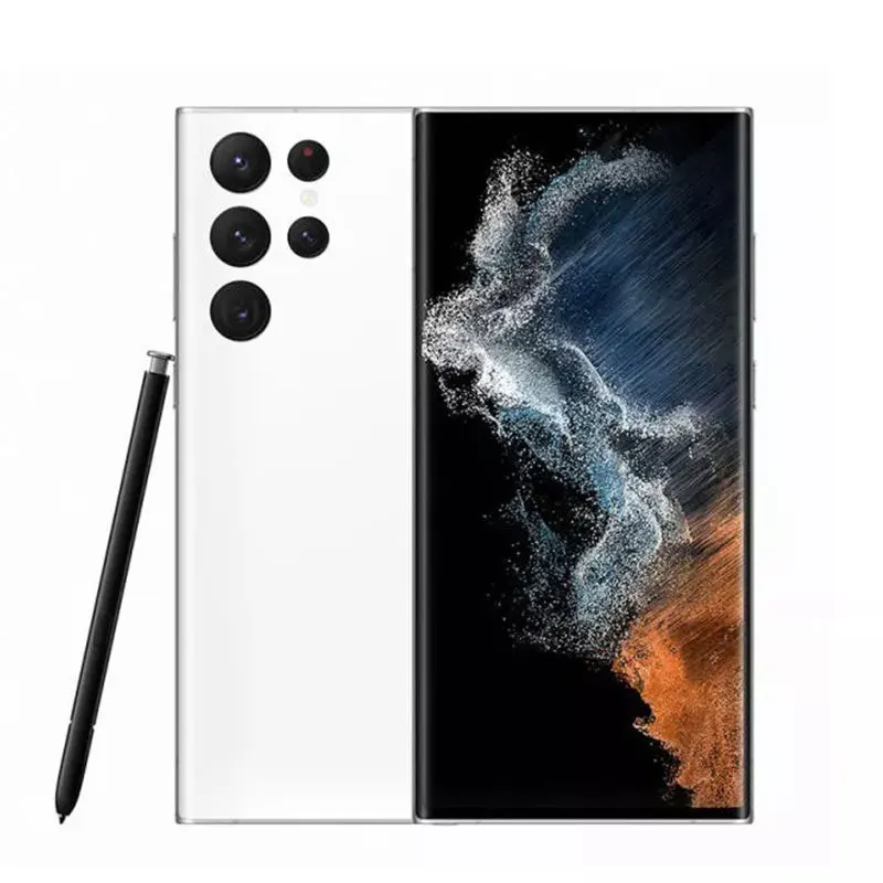 Original New gaming phone S22 Ultra 16GB+1TB 6.8 inch CPU Eight core 108MP rear camera Dual SIM card Unlocked Mobile phones