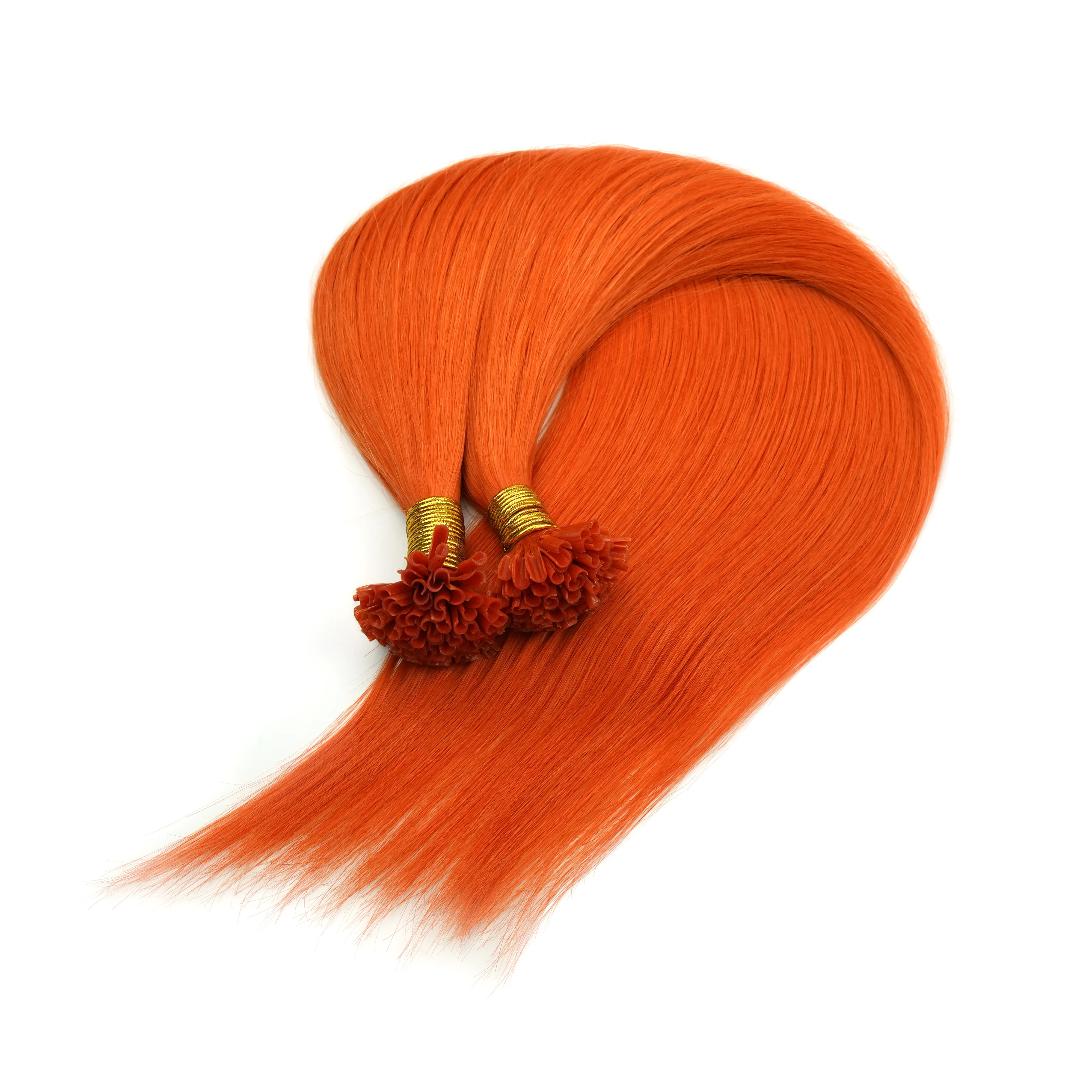 Ethically sourced 100% European remy hair extension cuticle aligned balayage colors thick ends best quality double drawn U tip