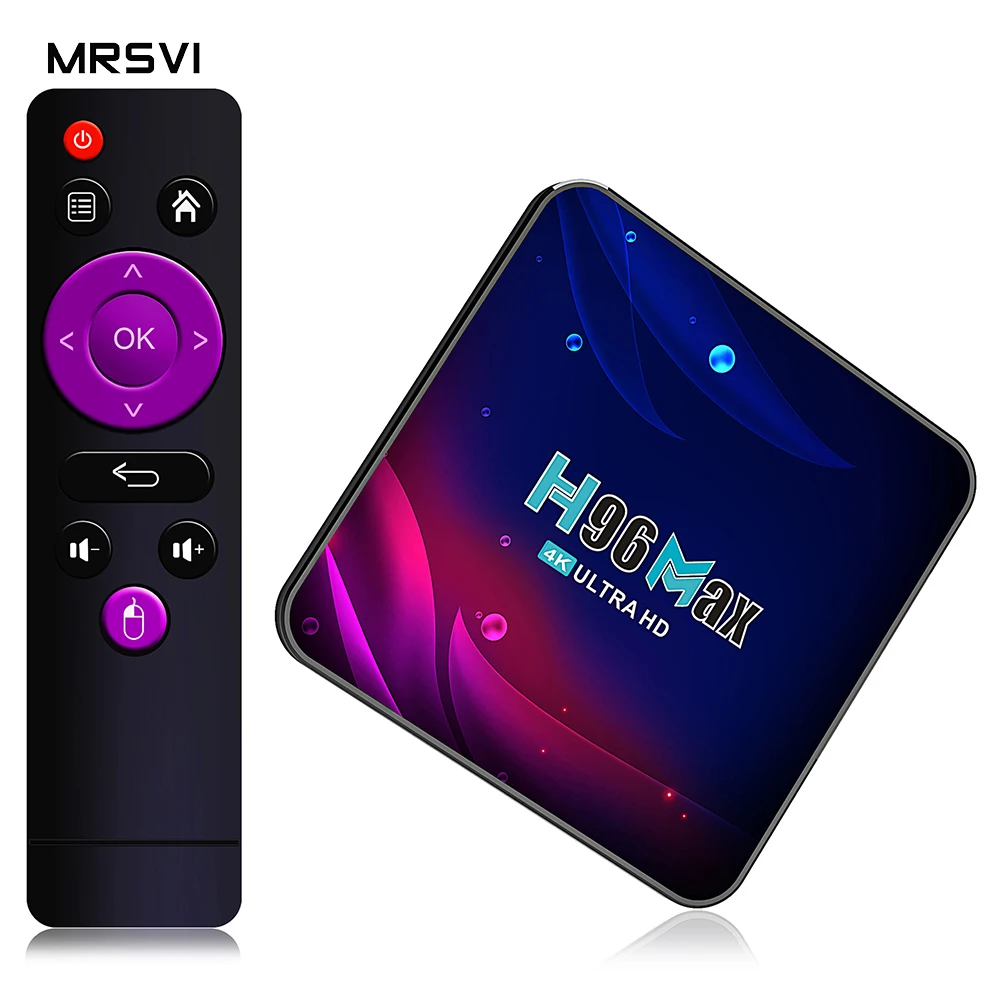 ТВ-приставка H96max V11 rk3318 android 2 ГБ 4 ГБ RAM 16 ГБ 32 ГБ 64 Гб RAM Android 11,0 h96 max 4k android tv-приставка