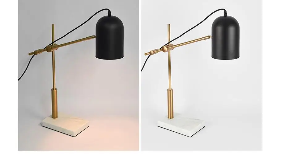 Modern minimalist Nordic living room study room office home decoration Adjustable rocker design table lamp