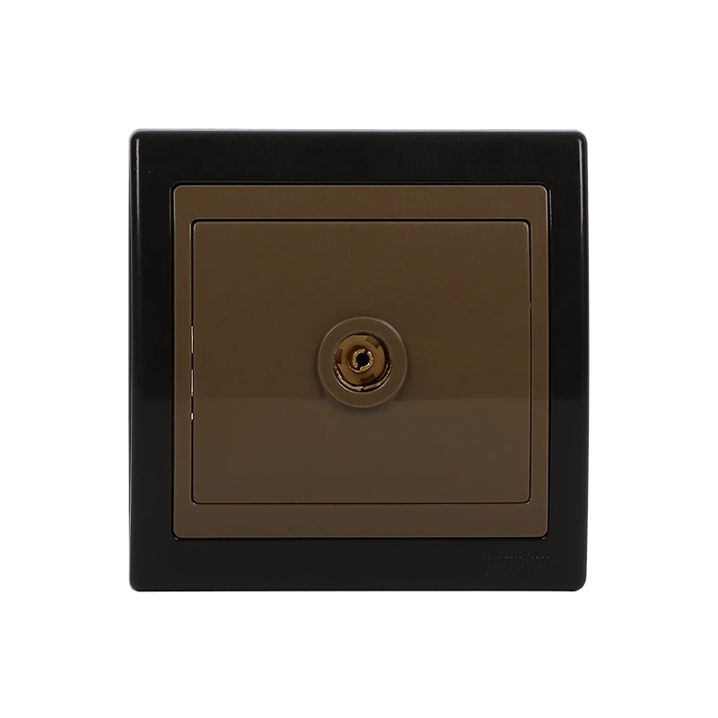 Ingelec original French wall switch regulation concealed black border switch panel legal label African cross-border power supply