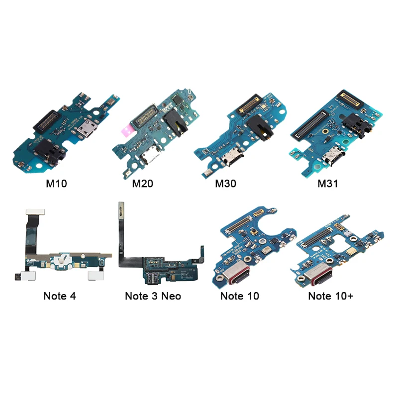 Mobile Phone Parts Original Charging Charger Connector Port Flex For Samsung Galaxy A01 A02 A03 A10 A10s A11 A12 A15 A20