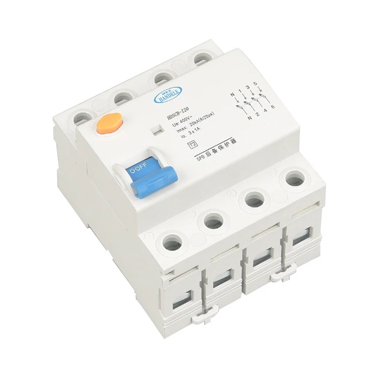 SPD surge backup protector with auxiliary contact