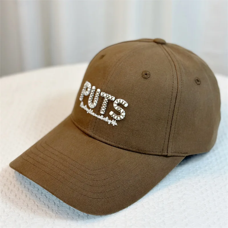 New Arrival KR style stylish gorras adjustable fitted custom embroidery logo baseball cap outdoor travel sun protect unisex hats