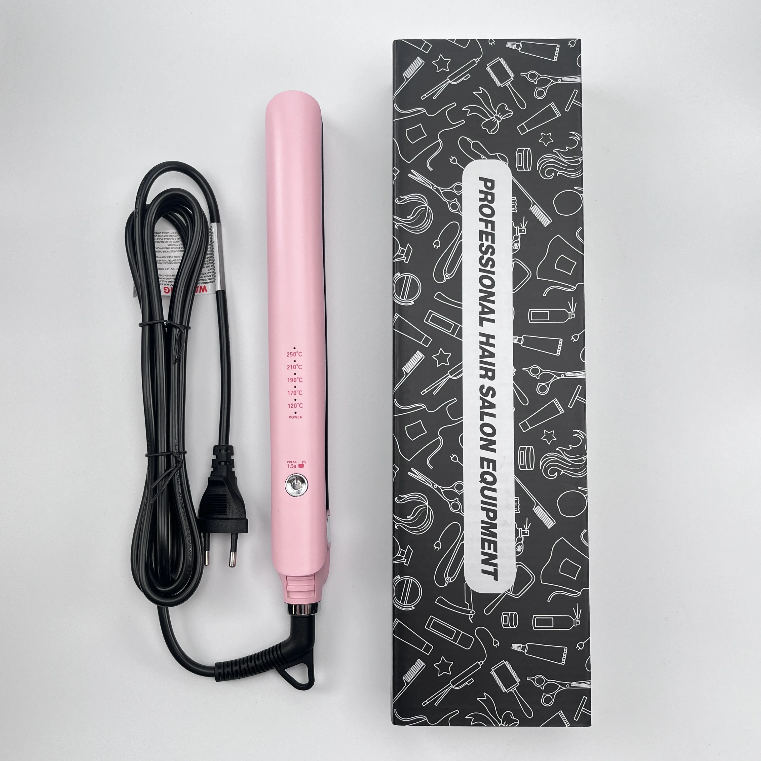 Factory Wholesale Wet Dry secador de pelo profesional Flat Irons With LCD Light For Keratin Use Private Label Iron
