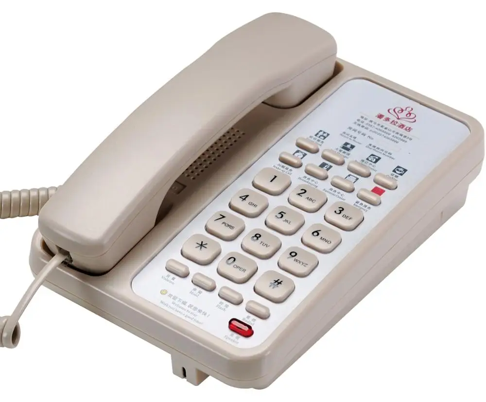 
Sachikoo cost effective high star hotel professional guestroom telephone 