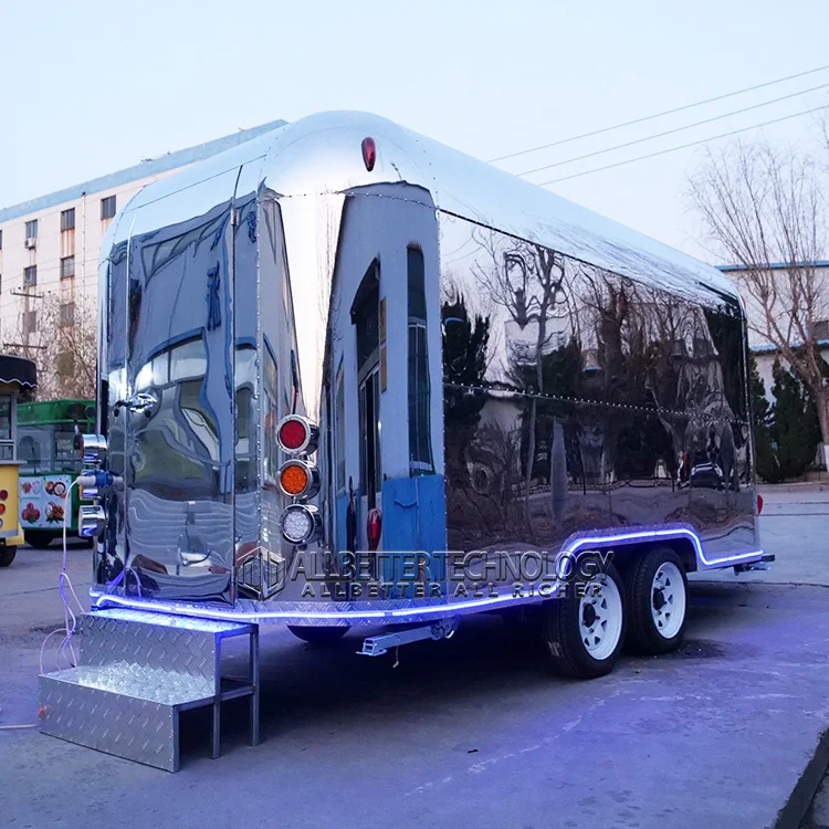 Концессионные прицепы универсальные мобильные пищевые решения Airstream для