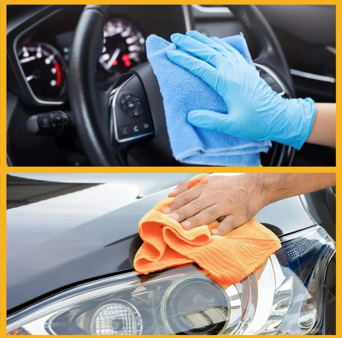High Quality Car Washing Cloth Thickened Microfiber Towels Absorbent Cleaning Car Towels