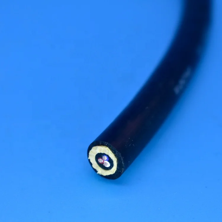 3x0.5mm double jacket aerostat tether cable for tethered surveillance balloon