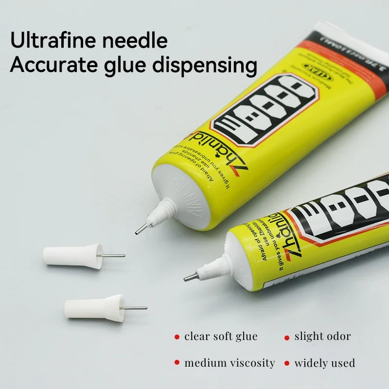 Zhanlida E8000 50ml Jewelry Rhinestone Glue Mobile Phone Repair Sticky Ceramic Acrylic Crystal Multi-purpose Glue E8000 Clear