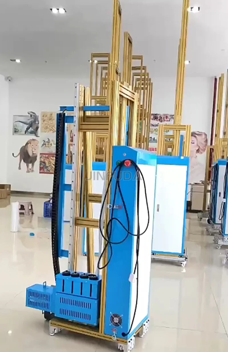 wheeled 3D wall printer Large equipment vertical Painting robot automatic drawing landscape paintings Wall Painter