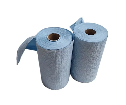 Biodegradable industrial Cleaning Wiper Roll Lint Free Industrial Paper Wiper Roll