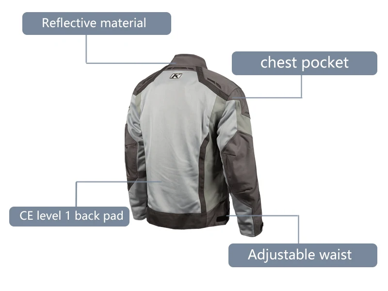 High Performance Mesh Motorcycle Jacket Motorbike Full Body Protective Gear Armor for Impact Protection