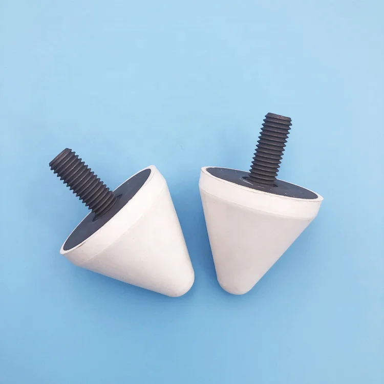 Custom Molded Conical Anti Vibration Rubber Mount Bumpers Stopper