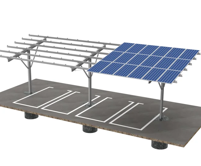 Certified solar car parking solar panel mounting structure bracket
