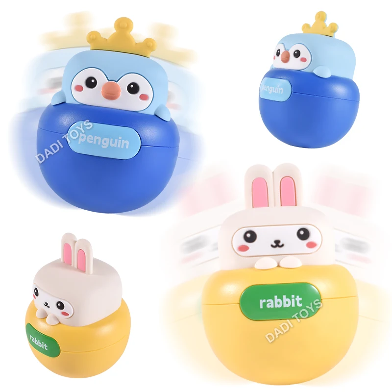 Новейший дизайн силикагелевый детский стакан Roly Poly игрушки 2023 музыкальный рок-тумблер игрушка