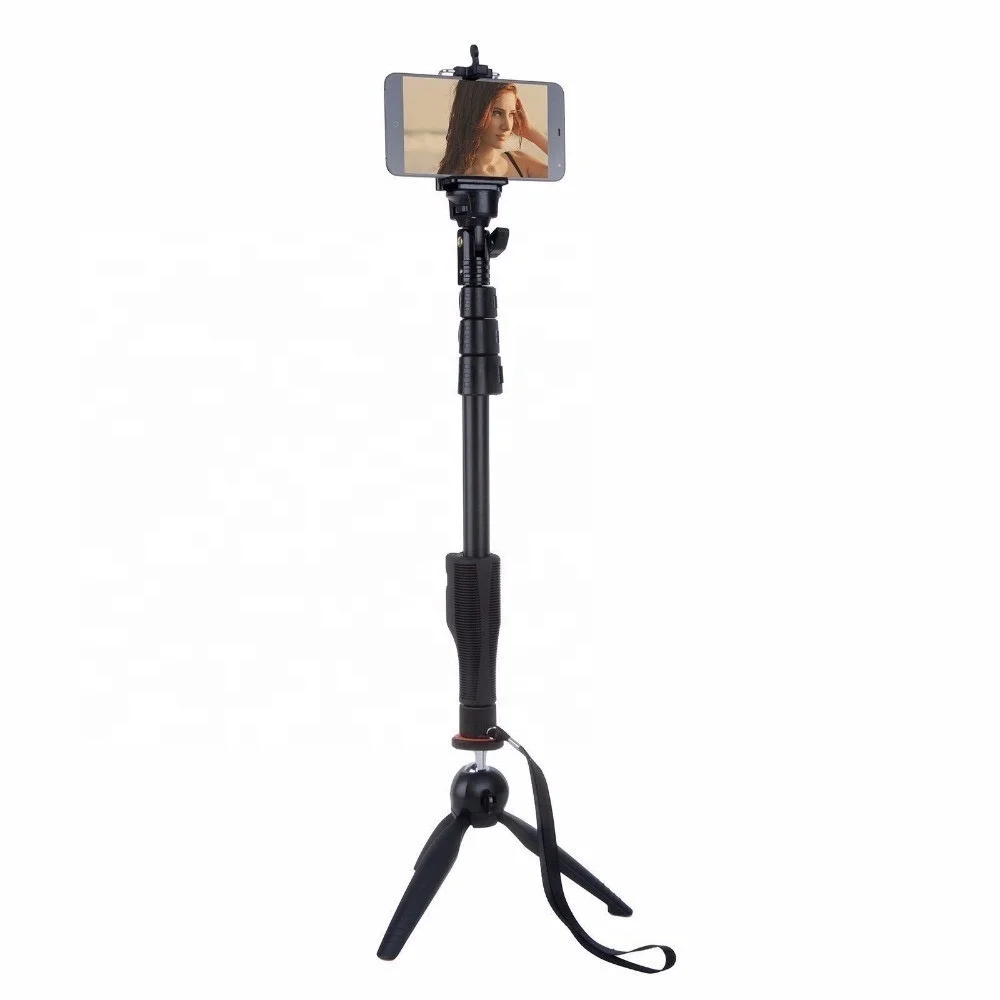 Mobile phone wifi controller camera selfie stick retractable Yunteng YT1288 tripod selfie stick