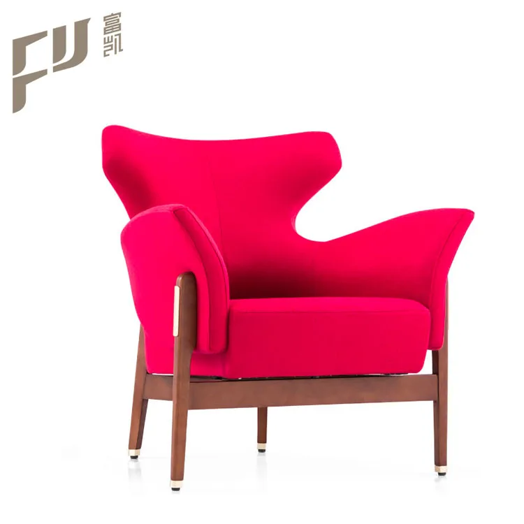 restaurant hotel room lounge sofa chairs wood frame