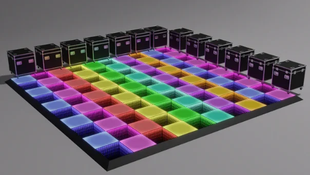 Grace Walkway Acrylic 1Square Meter DMX 432pcs LED Dance Floor Light