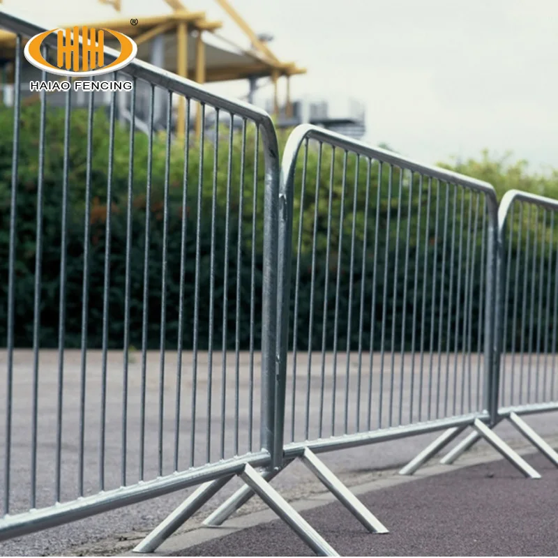 Hot sale OEM&ODM galvanized steel welded queue stand crowd control barricade for events