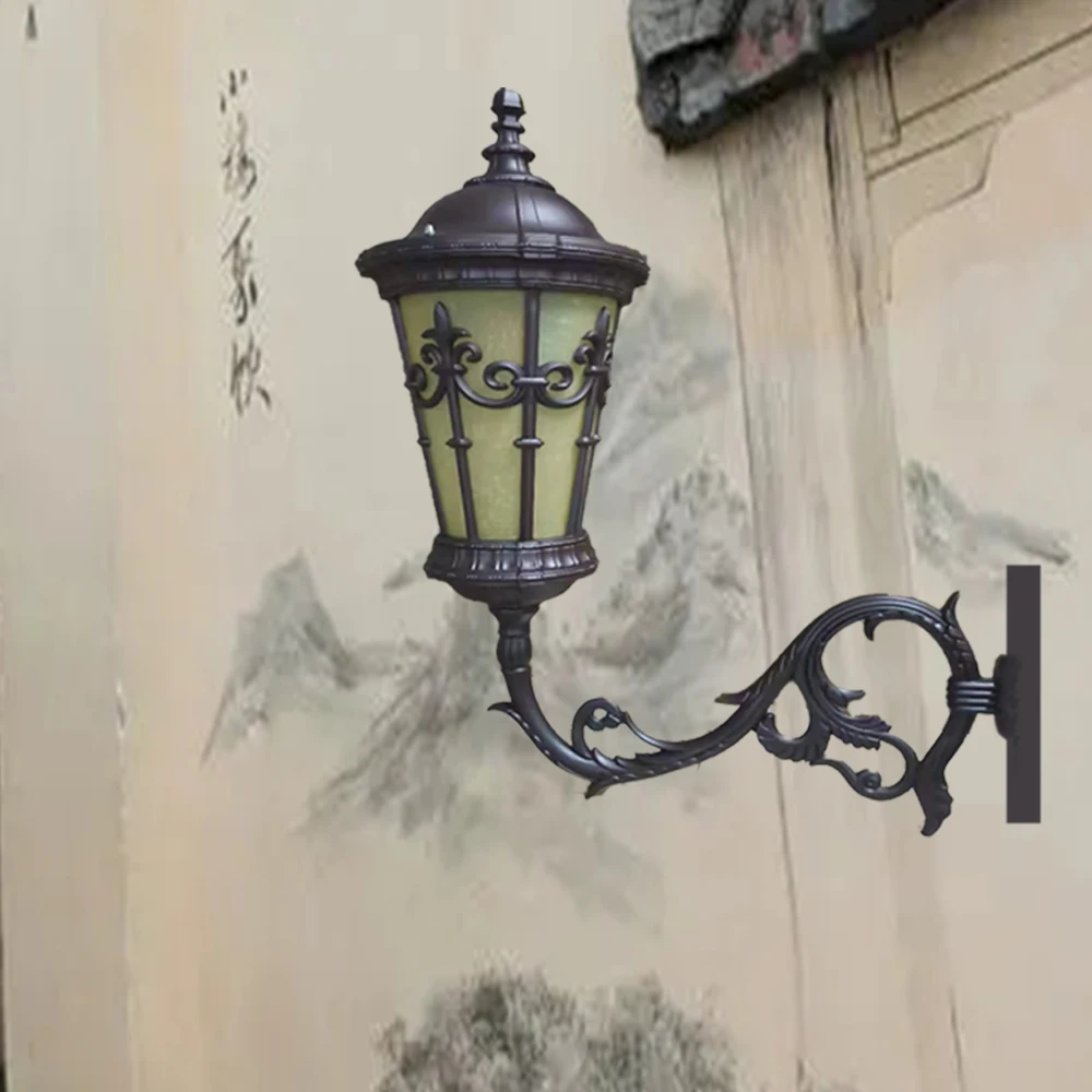 European style extended arm wall light Garden aisle LED E27 lighting Waterproof classic wall light