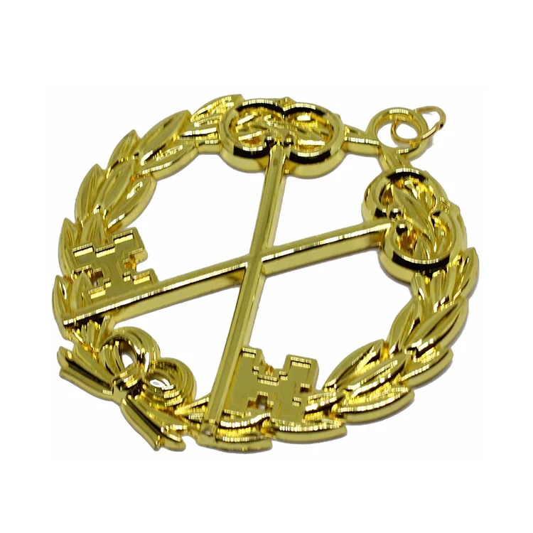 Masonic Regalia Gold Plated Metal Tassels For Masonic Apron,Masonic Tassels For Wholesale