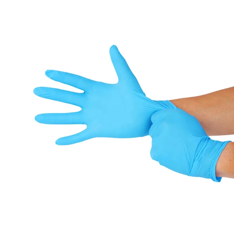 Hot Sell Powder Powder Free Latex Exam Nitrile Gloves Vinyl Gloves