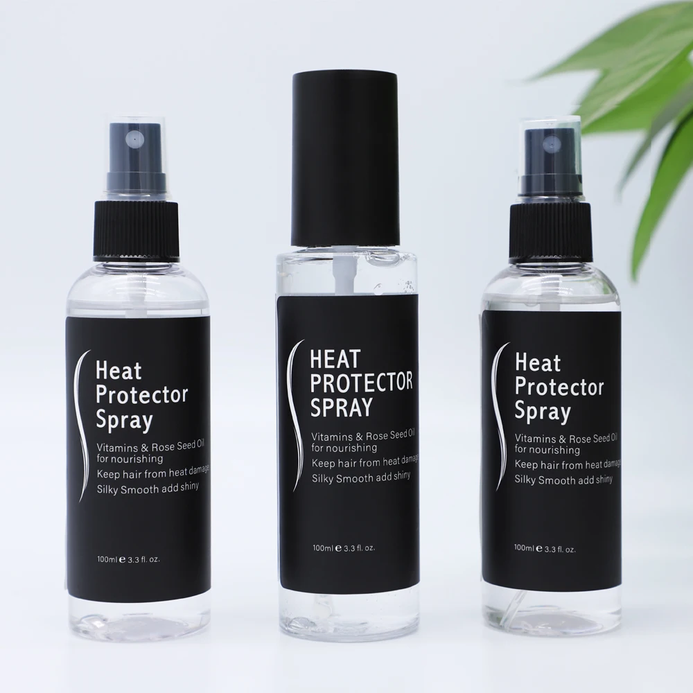 Термозащитный спрей для волос с витаминами и розовым маслом частная этикетка термозащитный