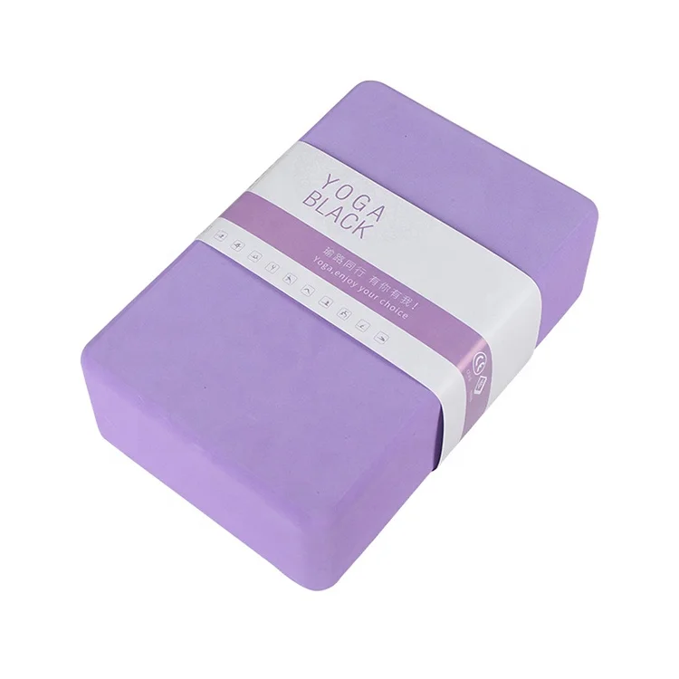 High density wholesale custom logo brick eco frineldy body building exercise soft foam eva yoga block