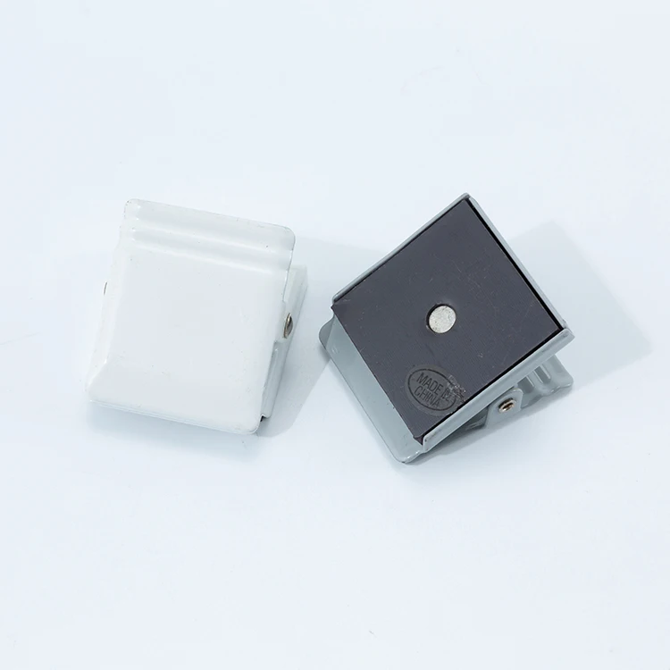 2022 hot sale factory main product rubber magnet brown square punch magnet for clip