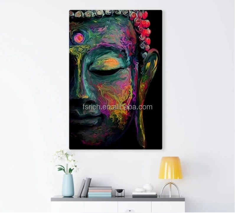 Canvas Pictures Buddhism Posters Decor God Buddha Wall Art Canvas Prints Buddha Paintings On The Wall