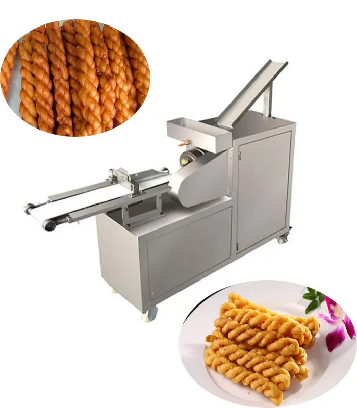 china supplier soft pretzel maker vacuum frying machine fried dough twist machine price