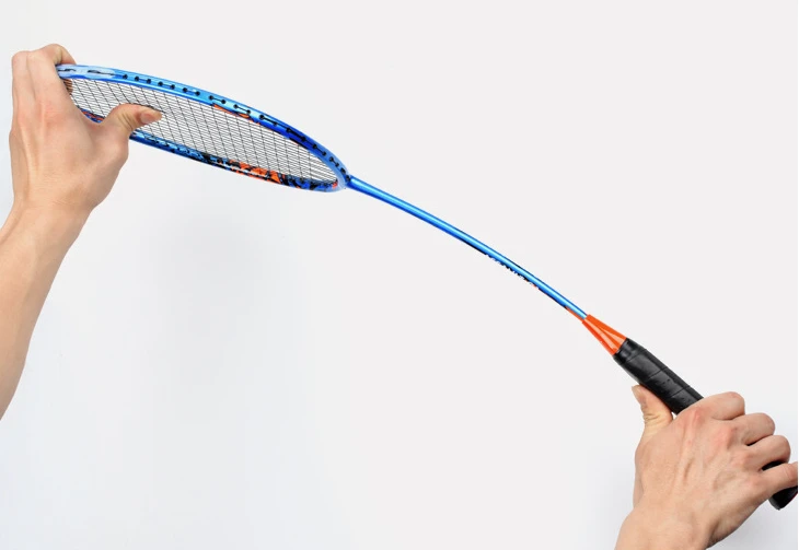Professional Max Tention 32LBS 4U 82g Offensive Defensive Fiber Carbon Graphite Ball Badminton Racket