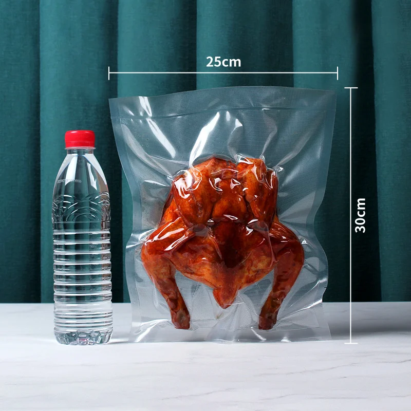 Wholesale Custom Plastic Pouch Packaging Clear Resealable Food Grade Vacuum Seal Bags For Food