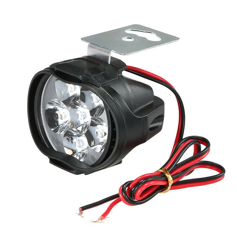 12V motorcycle led light 6led 8led 12led 16LED motorcycle spotlight