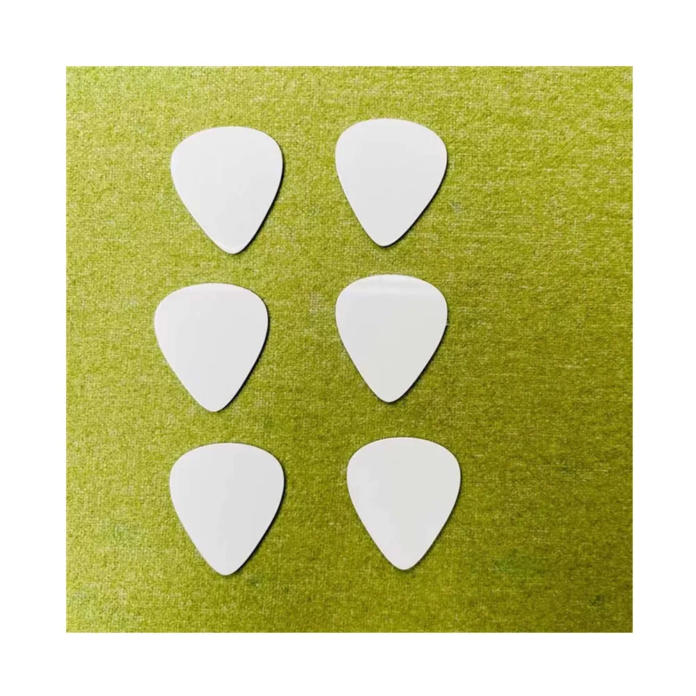 2022 Personalized Metal Sublimation Guitar Picks Double Sided Sublimation Printable Guitar Pick Aluminum Blank for Digital Print