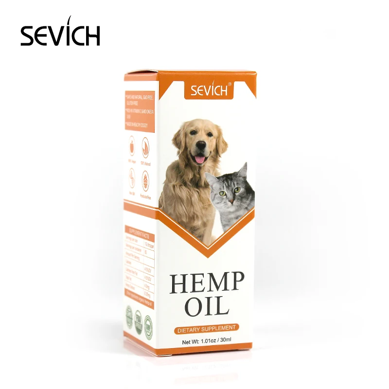 OEM professional beieyou pets use 1500mg organic extract 100% hemp seed oil for dogs