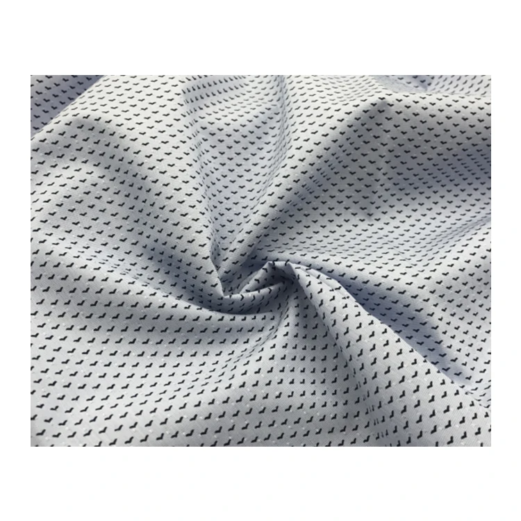 Mizuda COOLMAX Cotton Polyester Yarn Dyed Fabric Lightweight Custom for Shirt Dress Woven