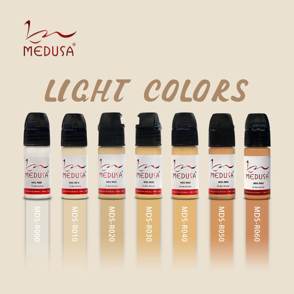 MEDUSA micropigmenting Streact Marks, камуфляжный набор, пигменты, Перманентный макияж, пигмент, татуировка, чернила