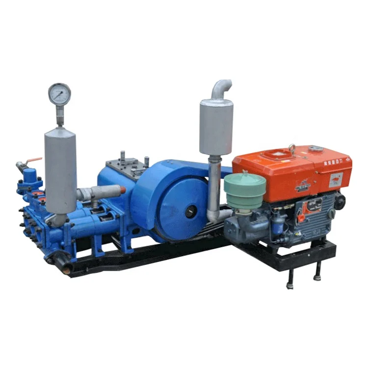 BW 250 horizontal single acting piston pump three cylinder triplex for drill rig slurry mud pump for sale