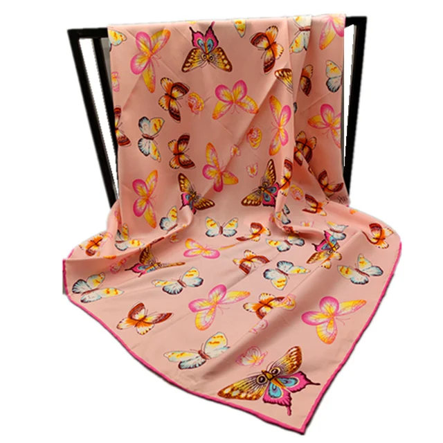 Превосходный богемный пляжный стиль Летний Шелковый шарф модные большие размеры 135*135 см женские квадратные шелковые шарфы