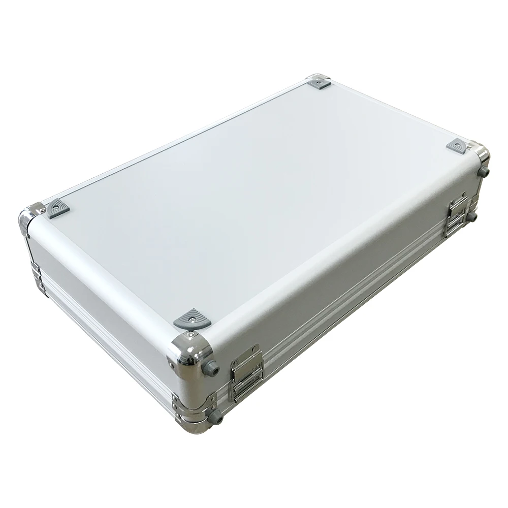 Custom Size Easy Carrying Aluminum Double Guitar Flight Case With Foam Padding