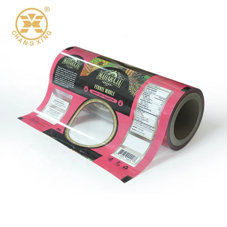 Custom Color Printed Frozen Vacuum Food Packing Film High Barrier PA/PE Coex Plastic Film Rolls For Frozen Sea Food or Rice