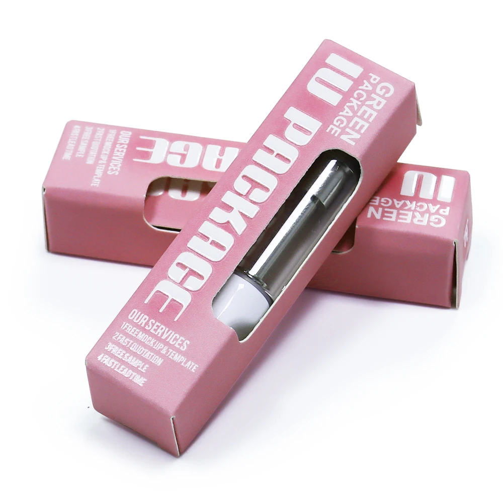 Custom Hanging Cartridge Packaging Box With Window