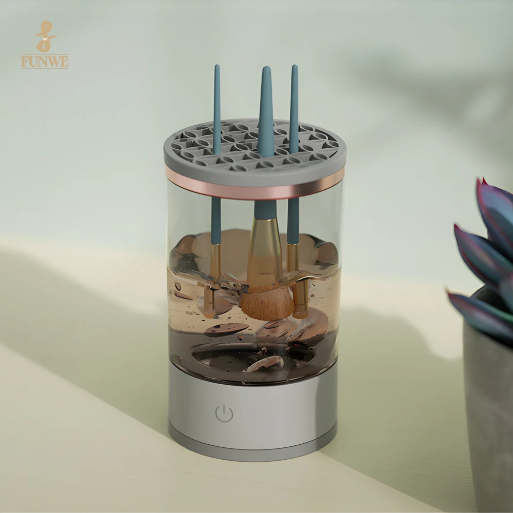 Multi-functional Electric Automatic USB Makeup Brush Cleaner Electric Facial Make Up Brushes Cleaner
