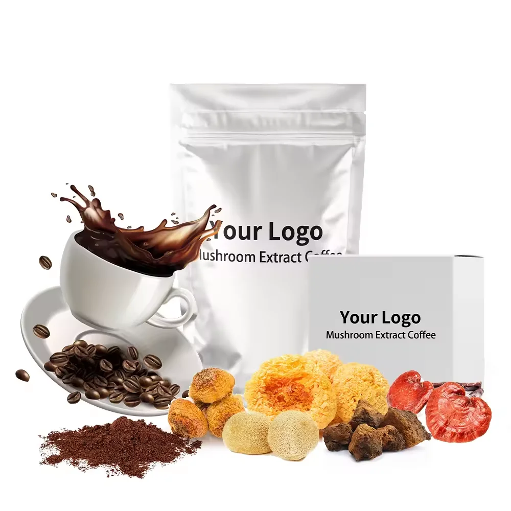 OEM Vegan Keto Boost Focus Immunity Memory Lions Mane Chaga K cup mushroom Pods Coffee